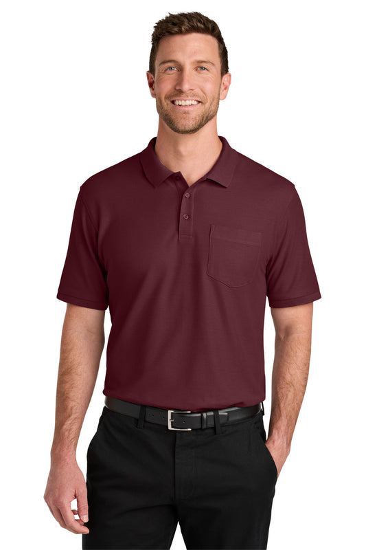 Port AuthorityÂ® Wearever Signature Pique Pocket Polo K200P