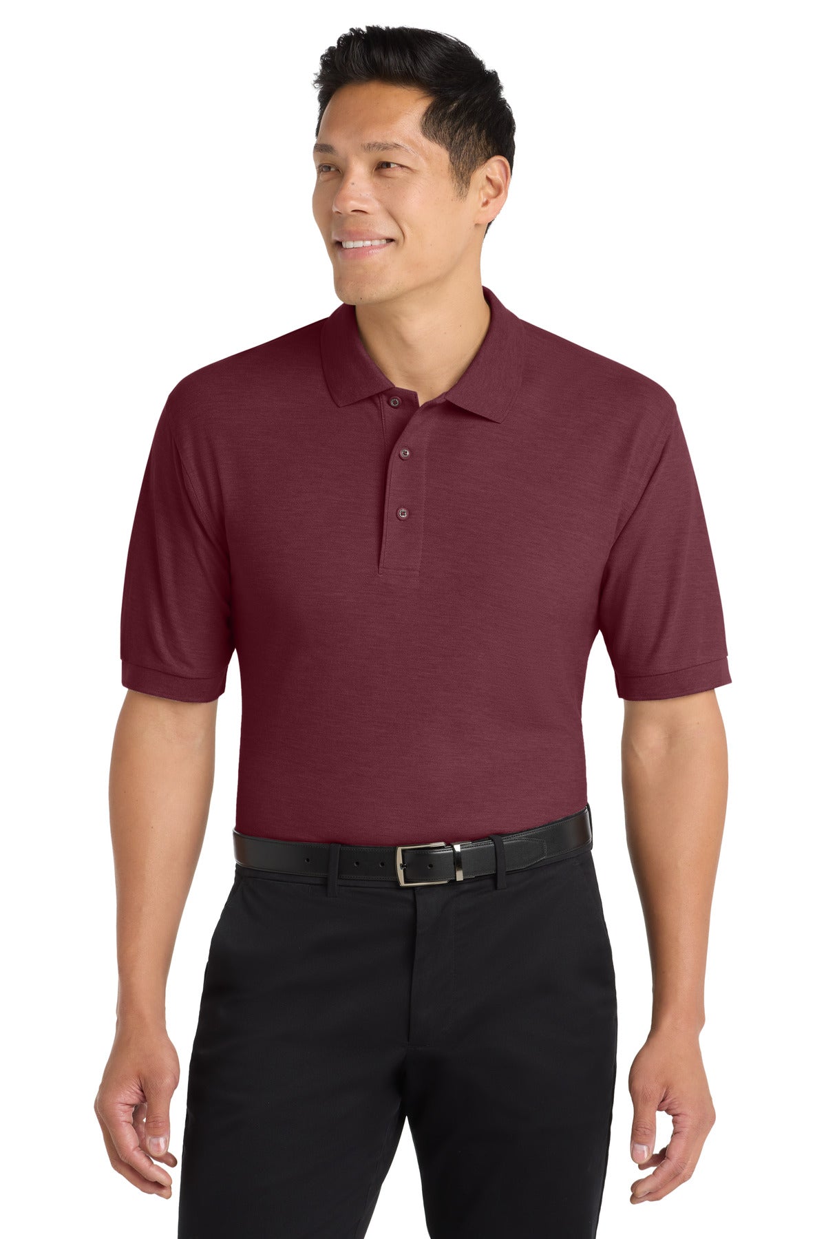 Port AuthorityÂ® Extended Size Silk Touchâ„¢ Polo K500ES