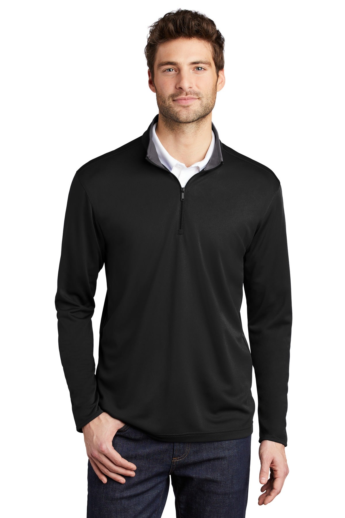 Port Authority Â® Silk Touch â„¢ Performance 1/4-Zip K584