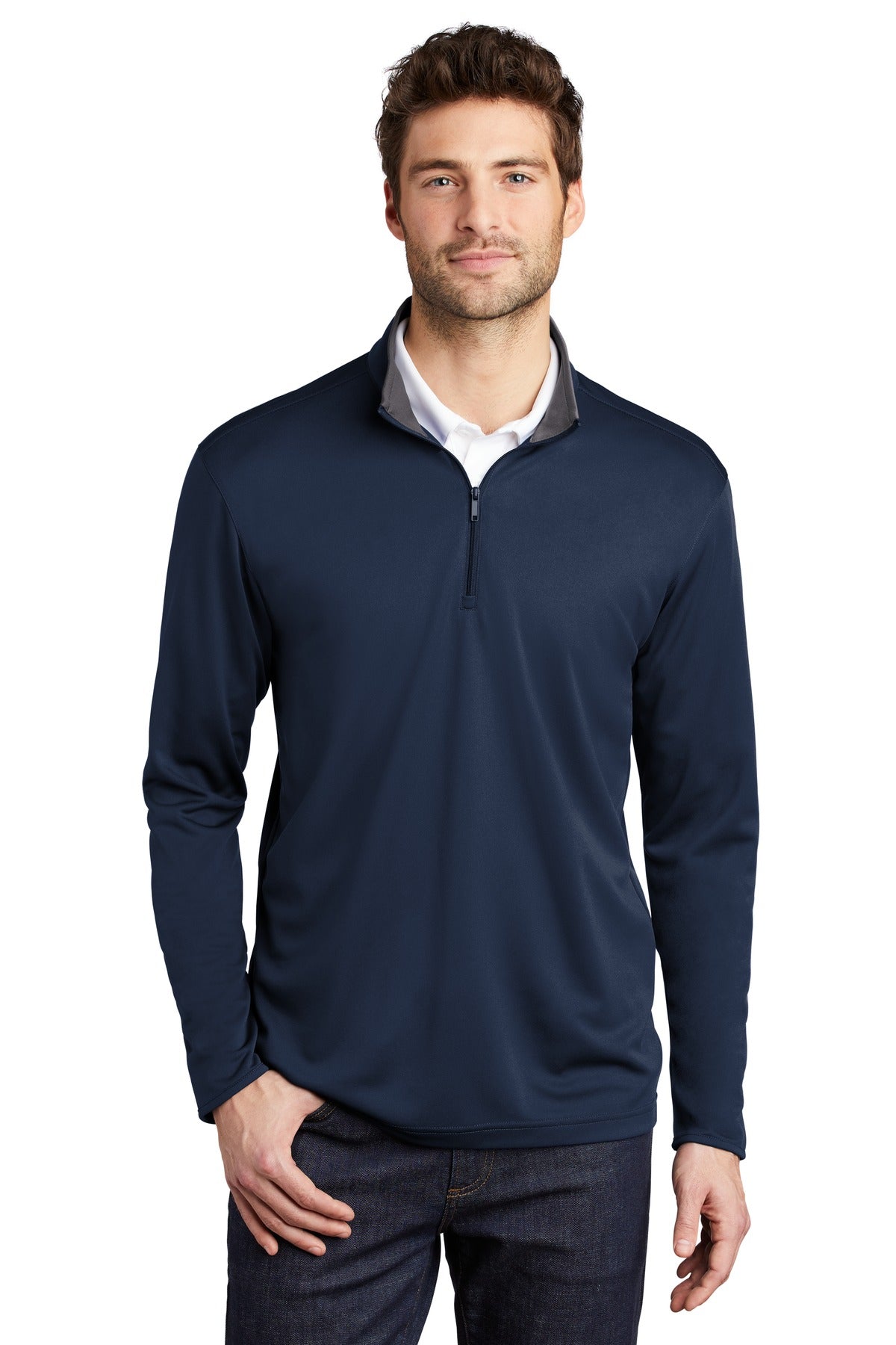 Port Authority Â® Silk Touch â„¢ Performance 1/4-Zip K584