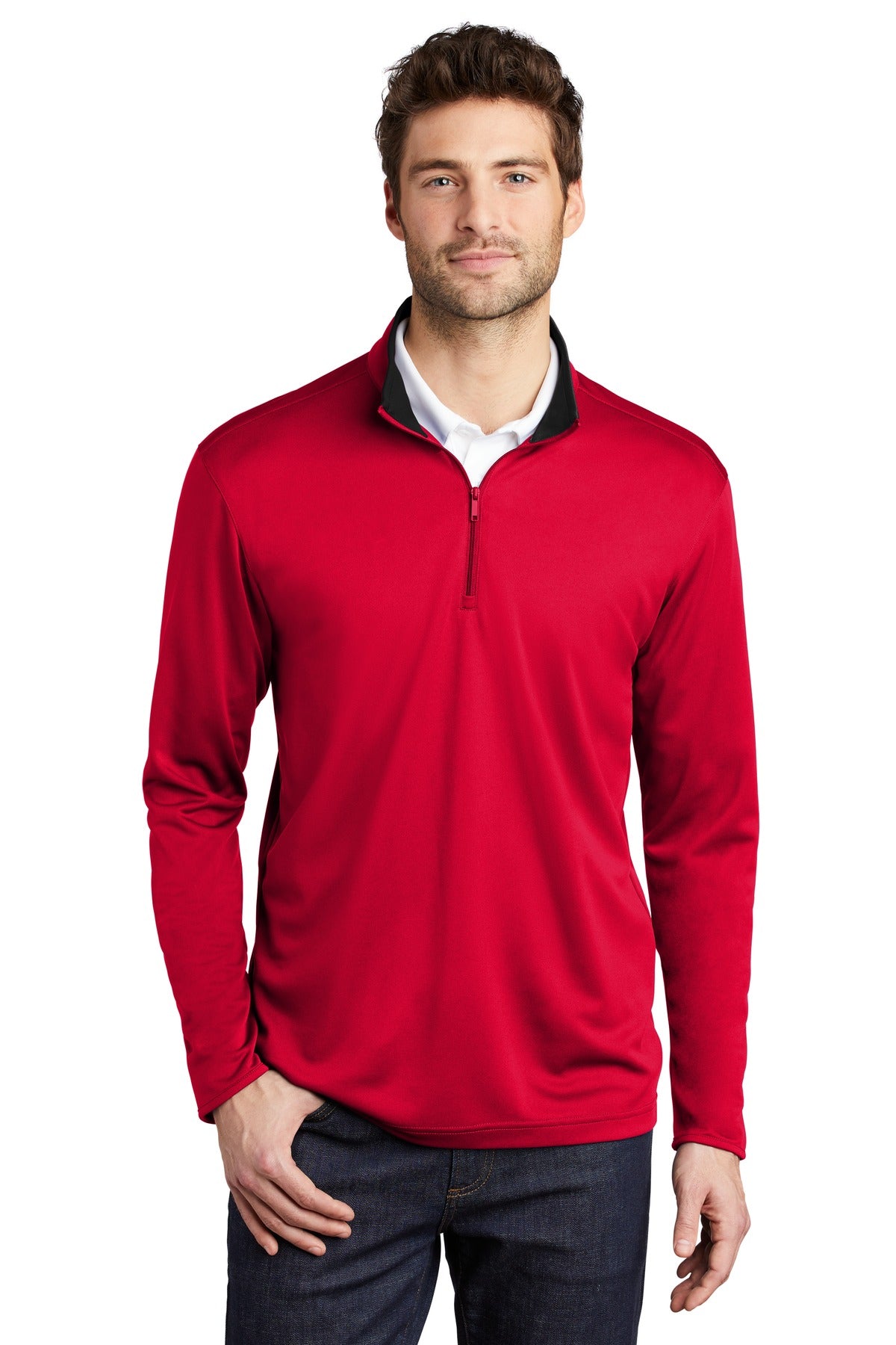 Port Authority Â® Silk Touch â„¢ Performance 1/4-Zip K584
