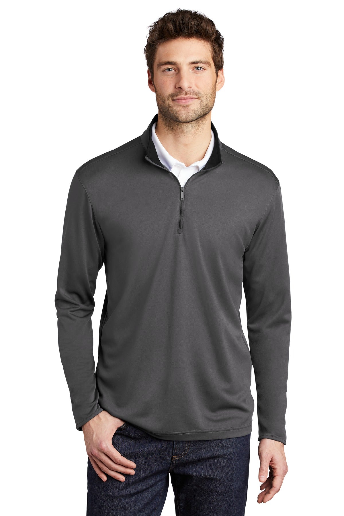 Port Authority Â® Silk Touch â„¢ Performance 1/4-Zip K584