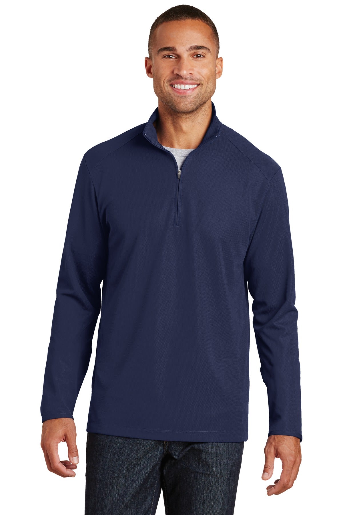 Port AuthorityÂ® Pinpoint Mesh 1/2-Zip. K806