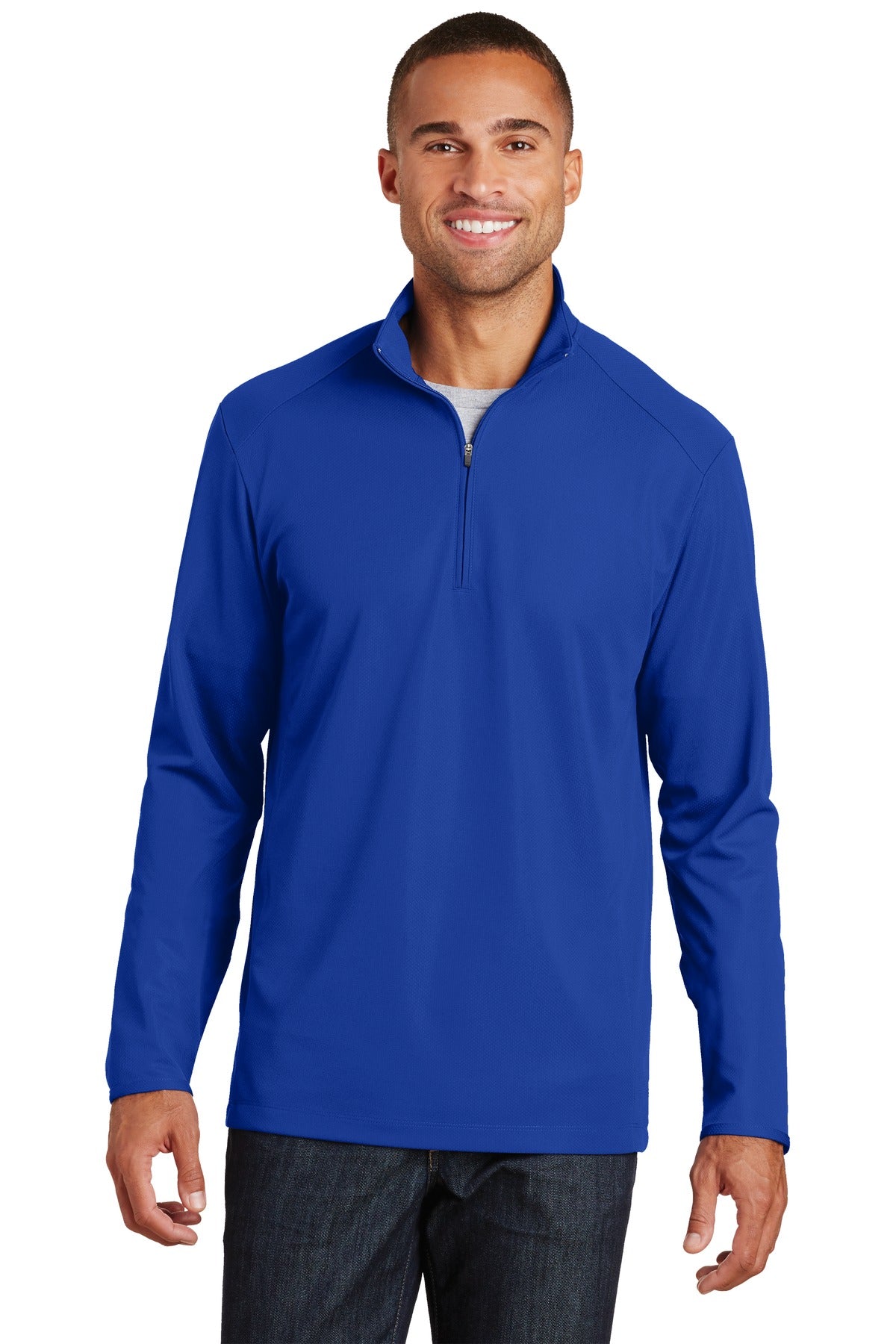 Port AuthorityÂ® Pinpoint Mesh 1/2-Zip. K806