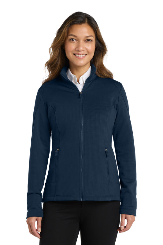 Port Authority Â® Women's Grid Fleece Jacket. L239