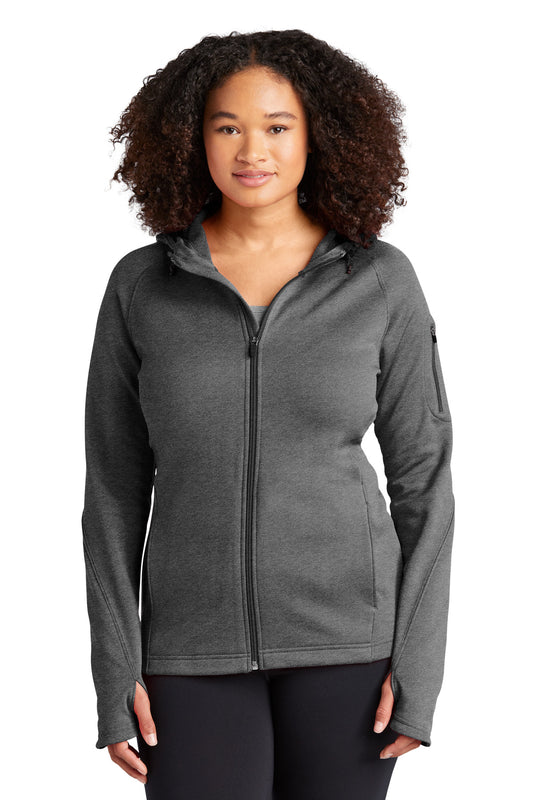 Sport-TekÂ® Women's Tech Fleece Full-Zip Hooded Jacket. L248