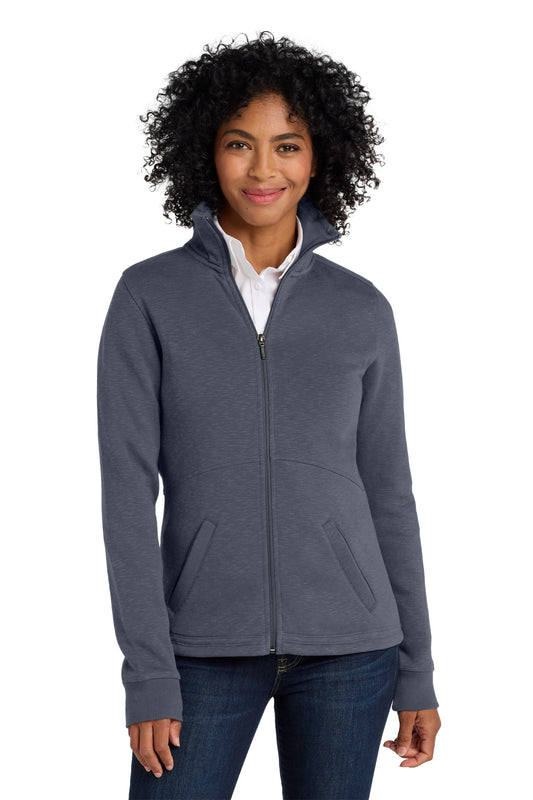 Port AuthorityÂ® Women's Slub Fleece Full-Zip Jacket. L293