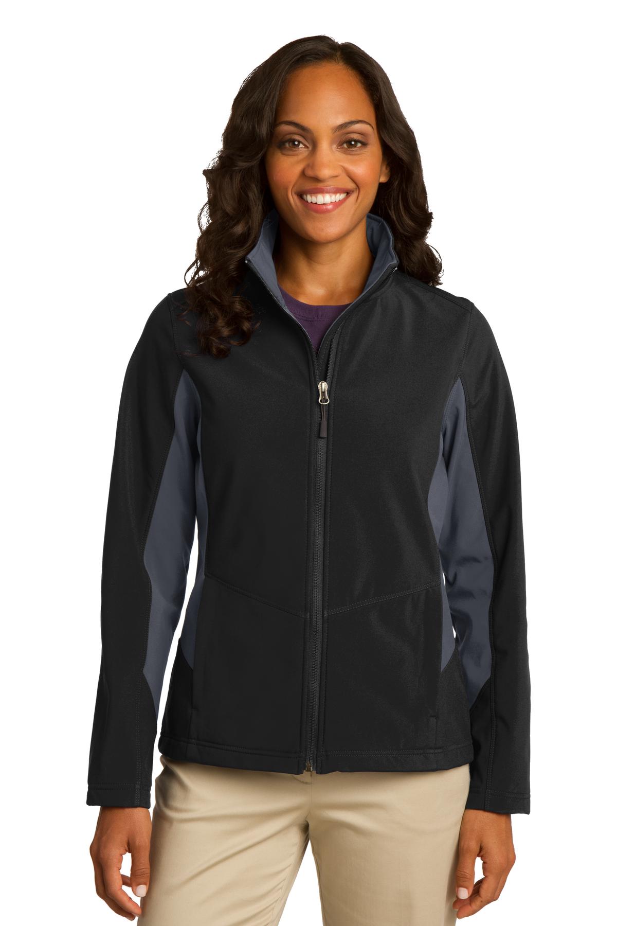 Port AuthorityÂ® Women's Core Colorblock Soft Shell Jacket. L318