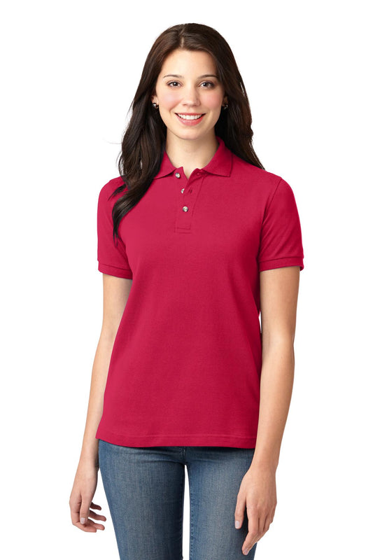 Port AuthorityÂ® Women's Heavyweight Cotton Pique Polo.  L420