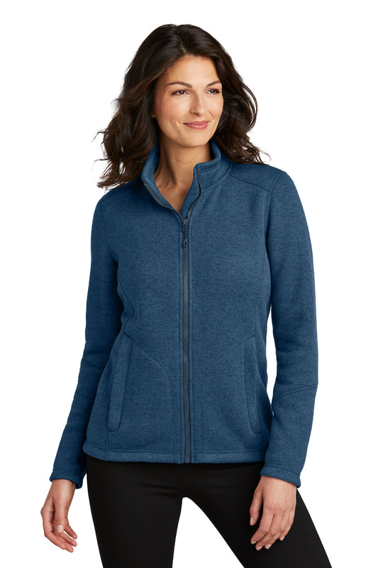 Port AuthorityÂ® Women's Arc Sweater Fleece Jacket L428
