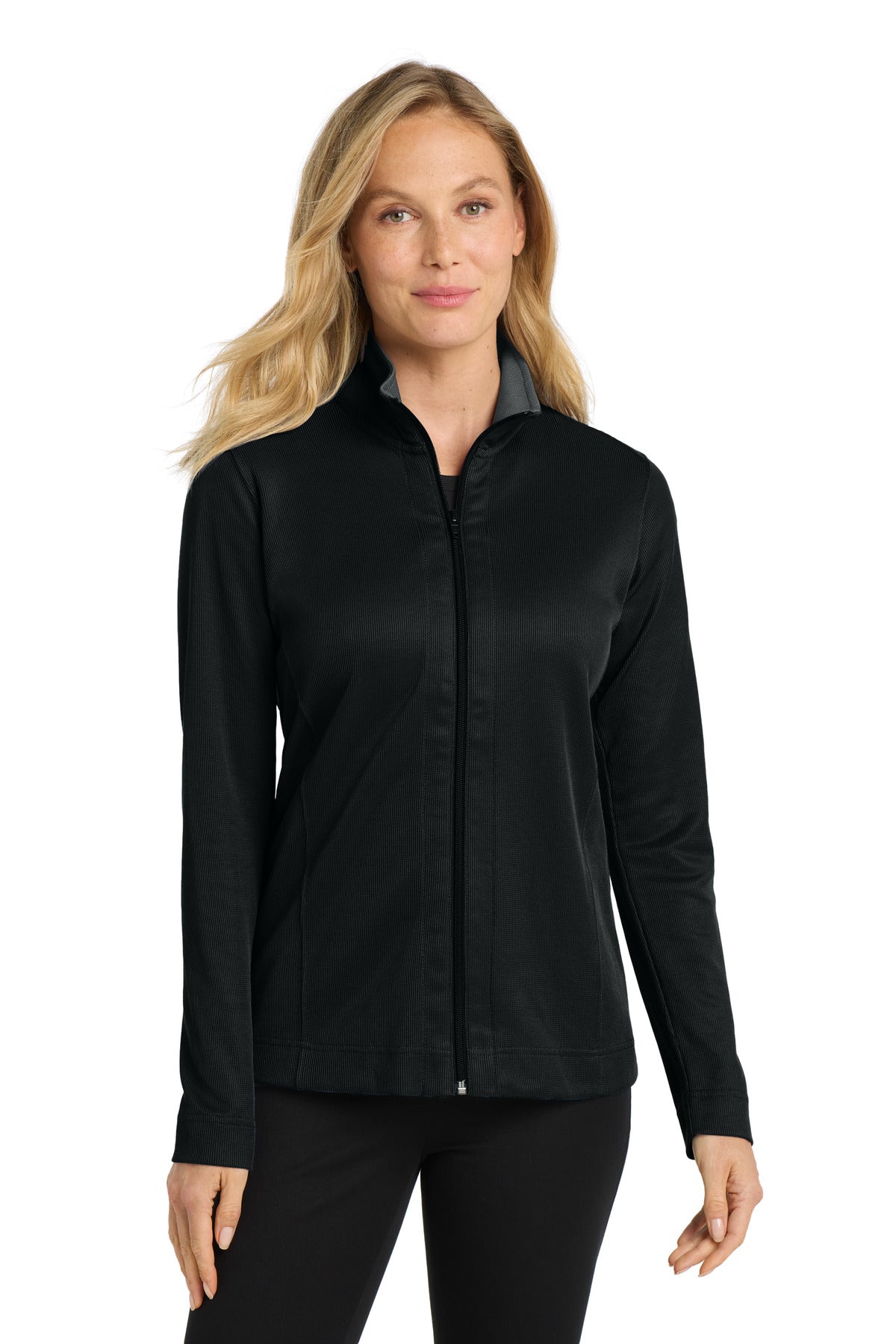 Port AuthorityÂ® Women's Vertical Texture Full-Zip Jacket. L805