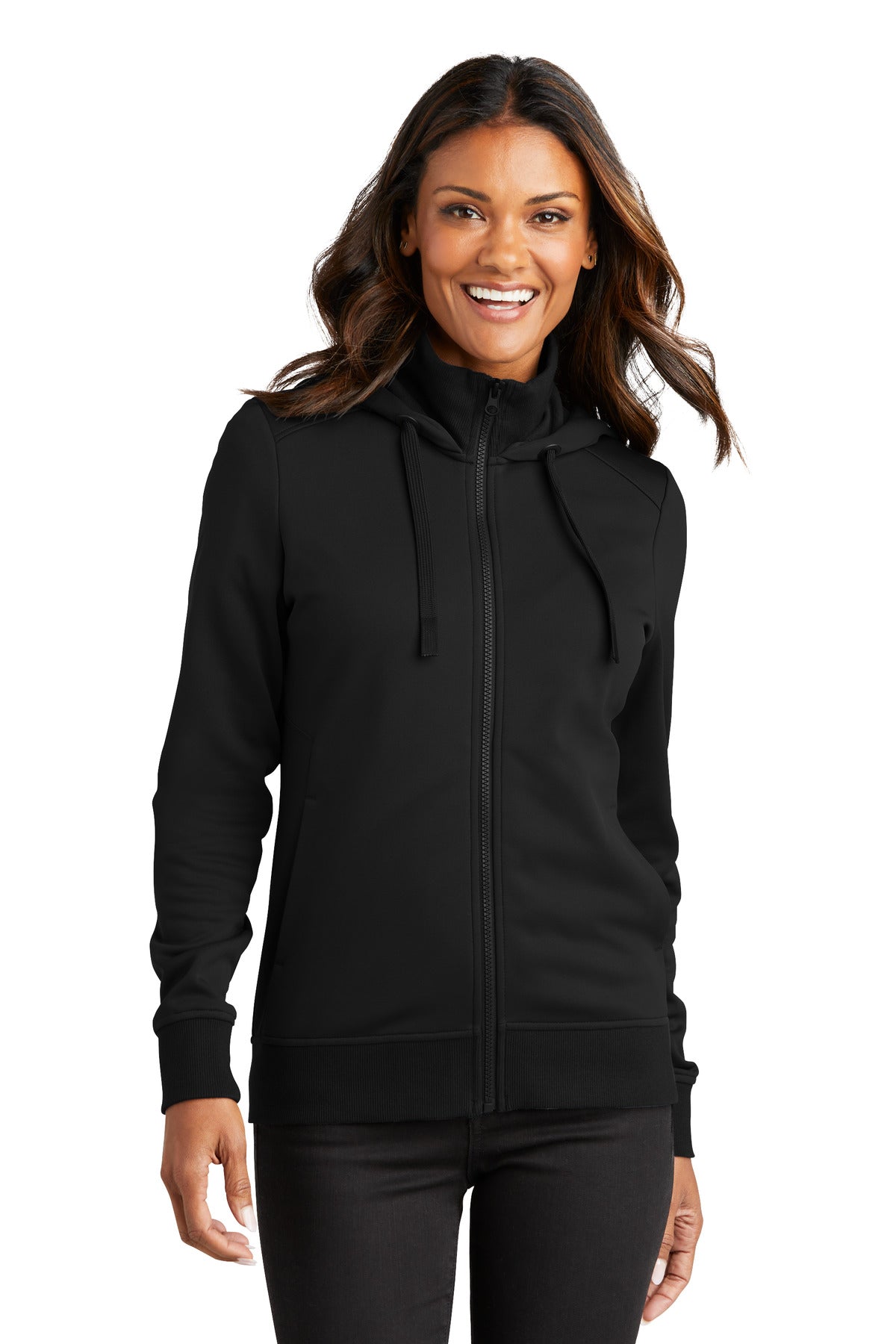 Port AuthorityÂ® Women's Smooth Fleece Hooded Jacket L814