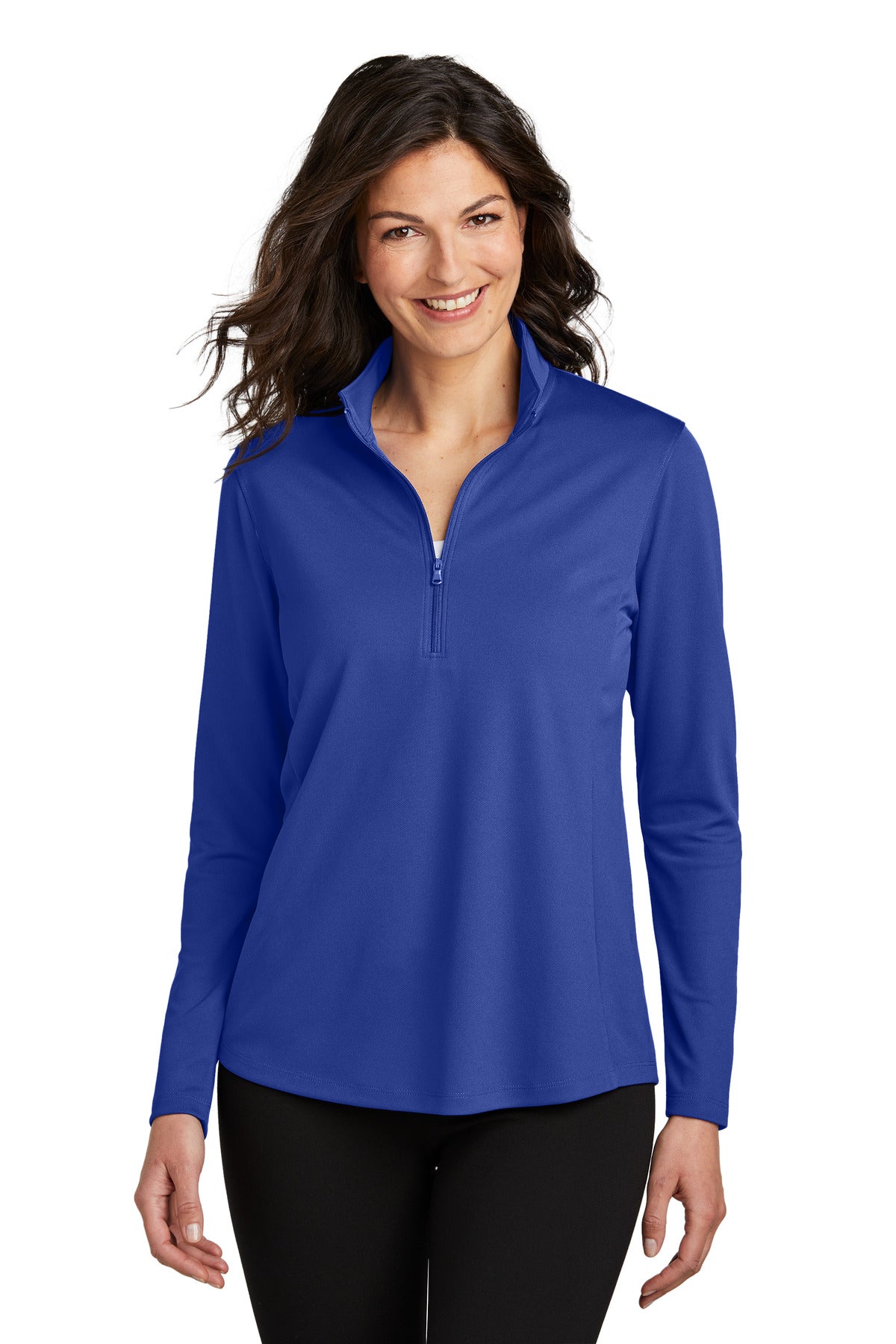 Port AuthorityÂ® Women's Dry ZoneÂ® UV Micro-Mesh 1/4-Zip LK112