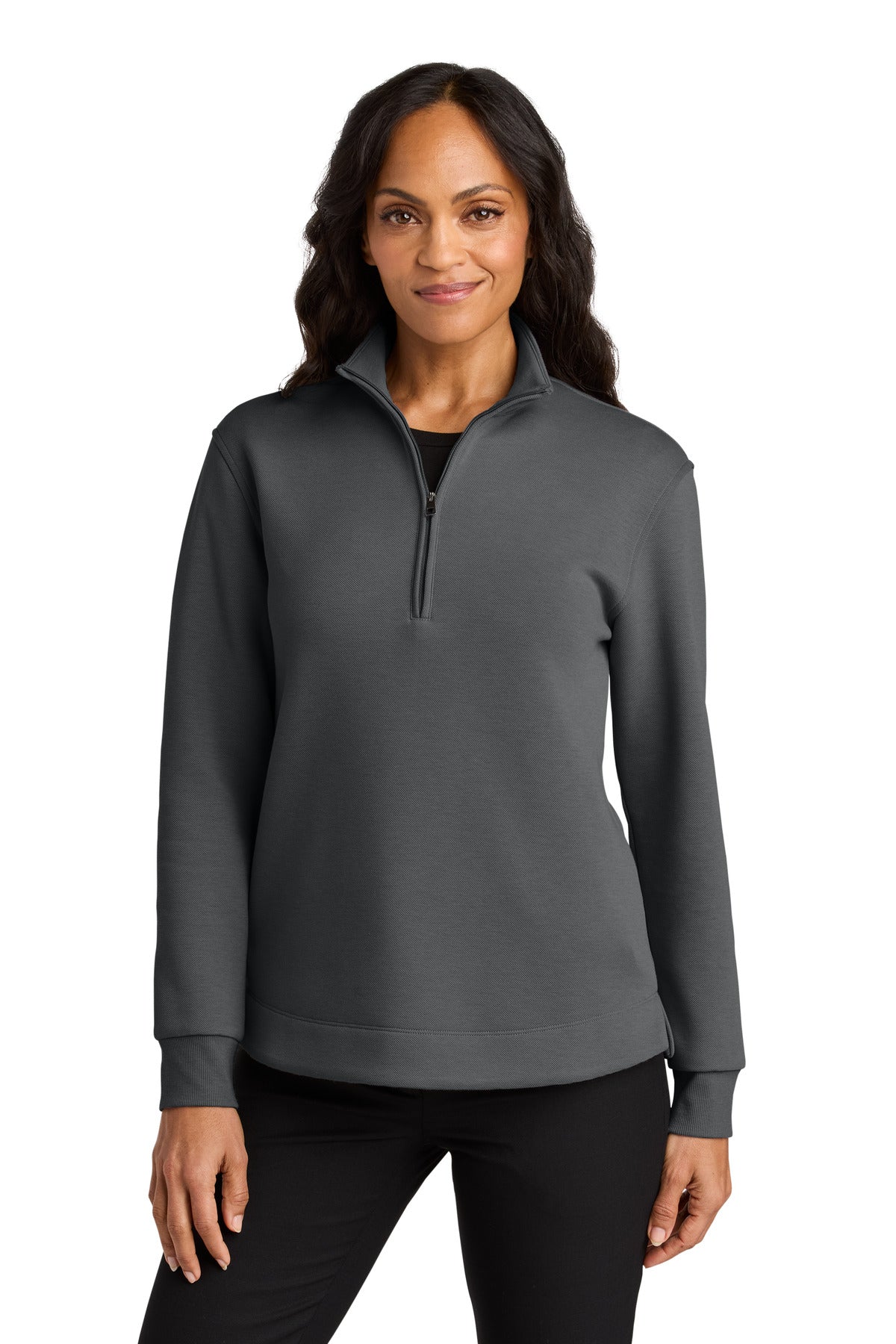 Port AuthorityÂ® Women's Wearever Signature Double Pique 1/4-Zip LK210