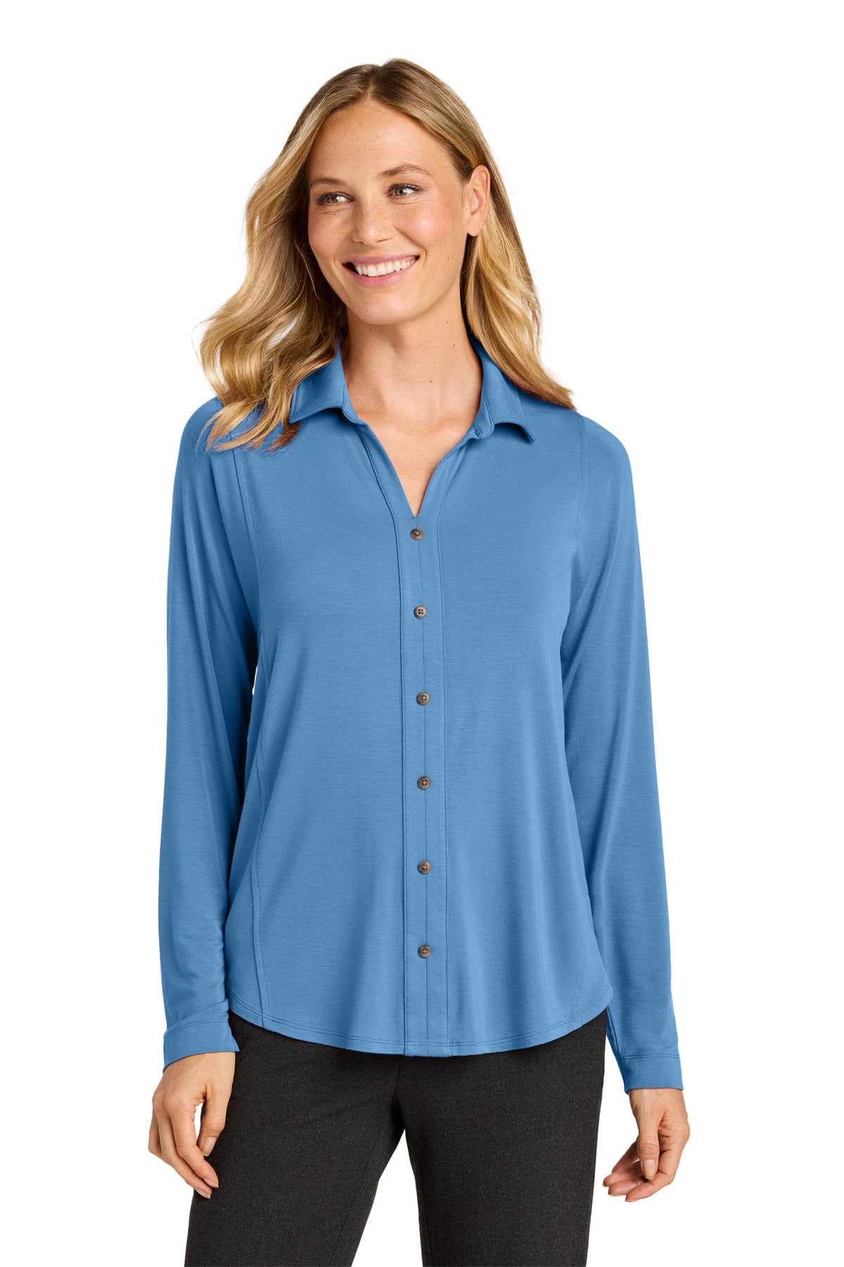 Port AuthorityÂ® Women's Luxe Knit Button Tunic LK5602