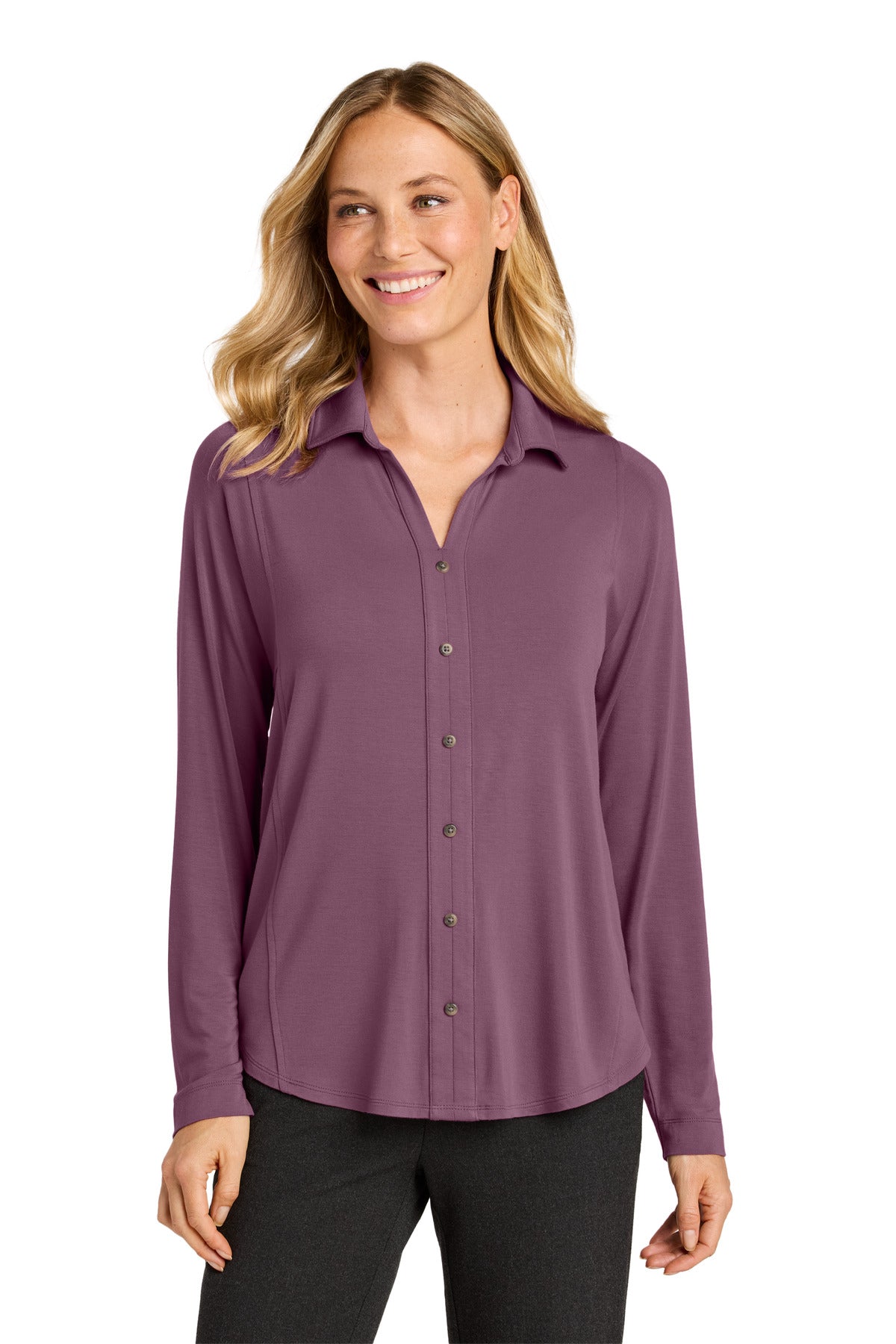 Port AuthorityÂ® Women's Luxe Knit Button Tunic LK5602