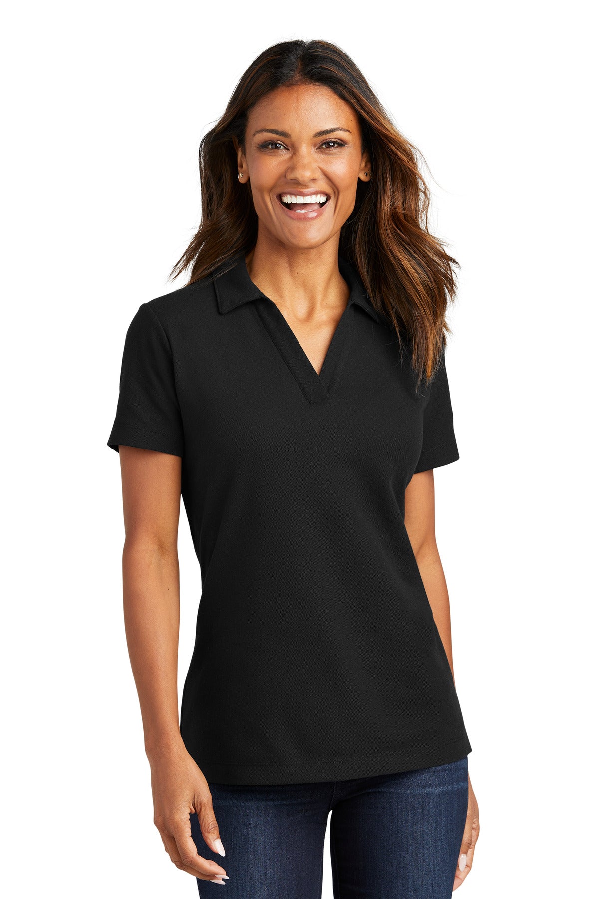 Port AuthorityÂ® Women's C-FREEÂ® Cotton Blend Pique Polo LK867