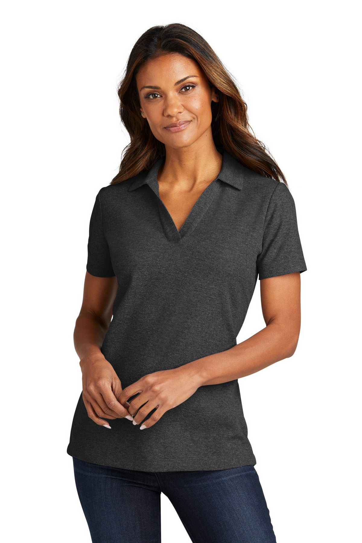 Port AuthorityÂ® Women's C-FREEÂ® Cotton Blend Pique Polo LK867