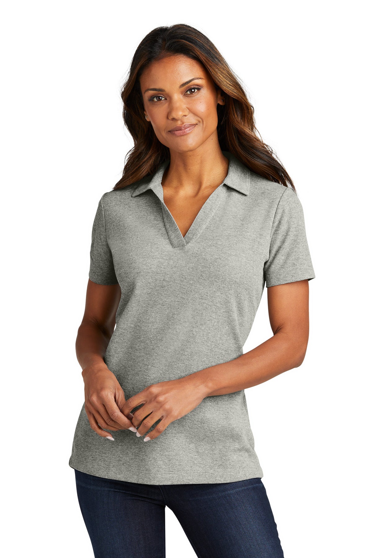 Port AuthorityÂ® Women's C-FREEÂ® Cotton Blend Pique Polo LK867