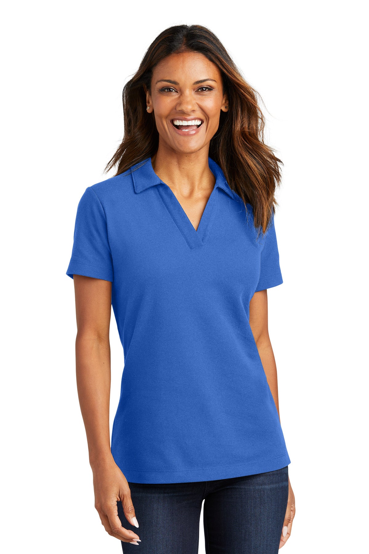 Port AuthorityÂ® Women's C-FREEÂ® Cotton Blend Pique Polo LK867