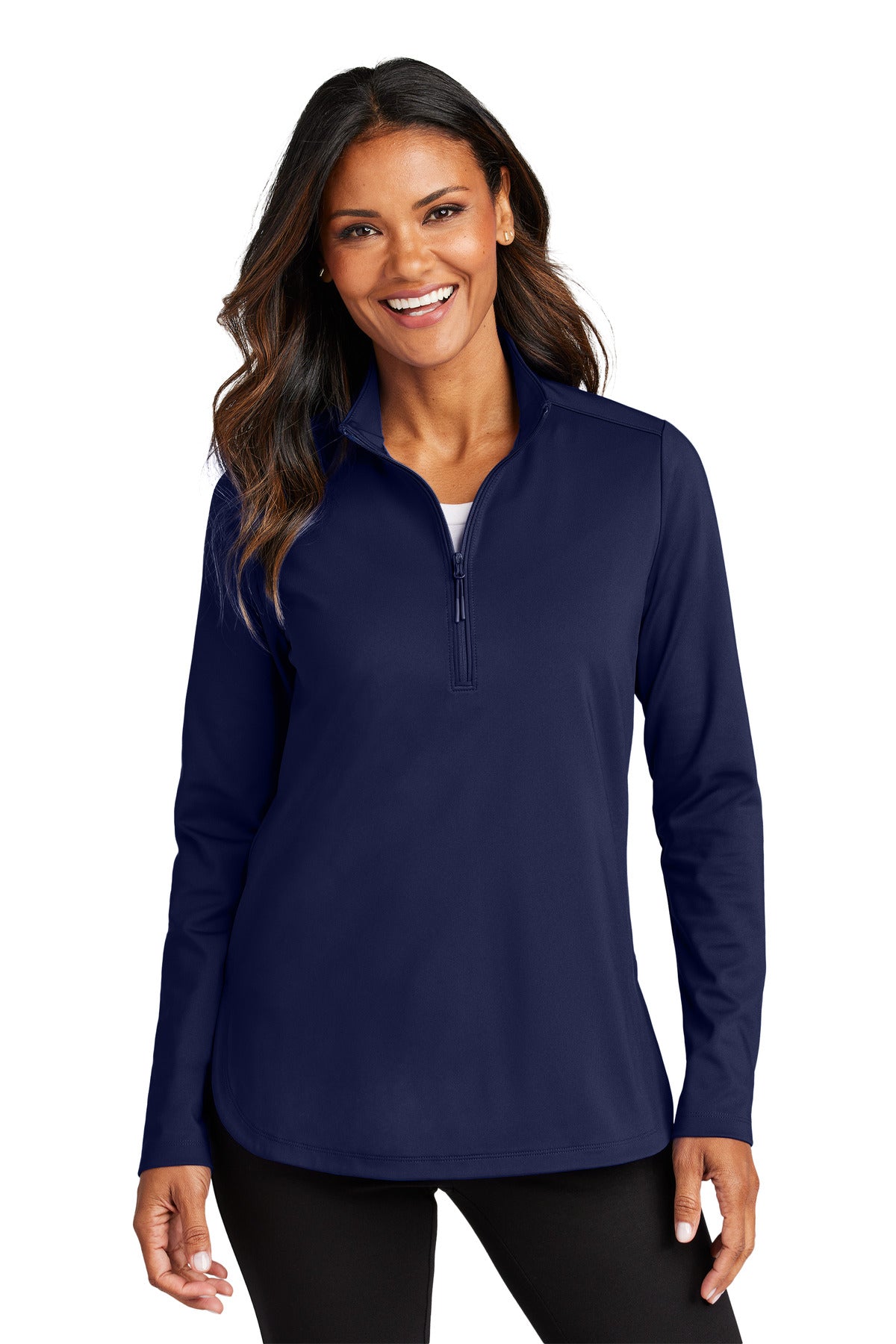 Port AuthorityÂ® Women's C-FREEÂ® Double Knit 1/4-Zip LK880