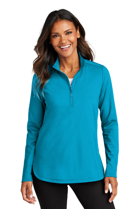 Port AuthorityÂ® Women's C-FREEÂ® Double Knit 1/4-Zip LK880