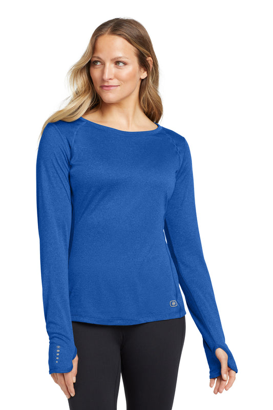 OGIOÂ® Women's Long Sleeve Pulse Crew. LOE321
