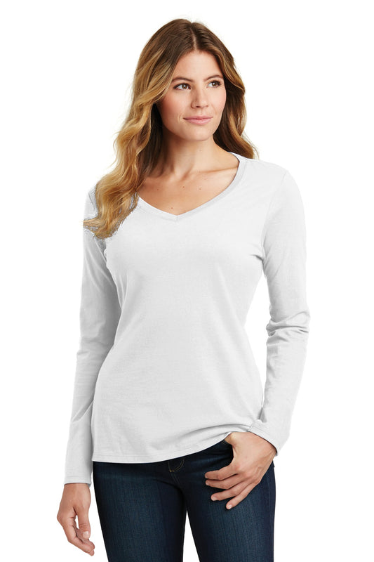 Port & Coâ„¢ Women's Long Sleeve Fan Favorite V-Neck Tee. LPC450VLS