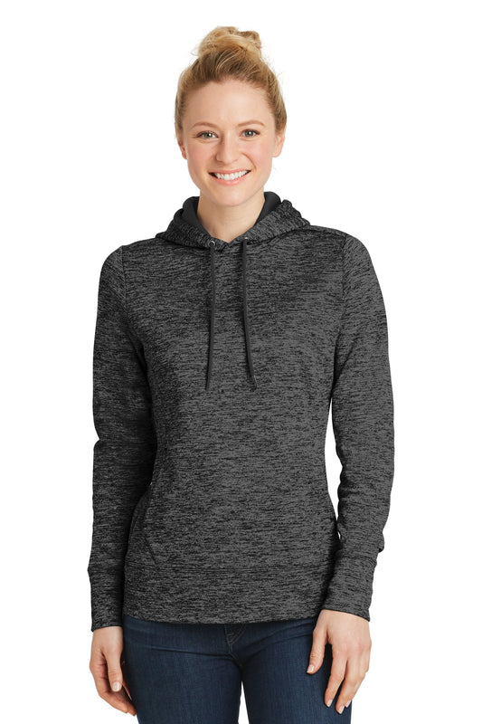 Sport-TekÂ® Women's PosiChargeÂ® Electric Heather Fleece Hooded Pullover. LST225