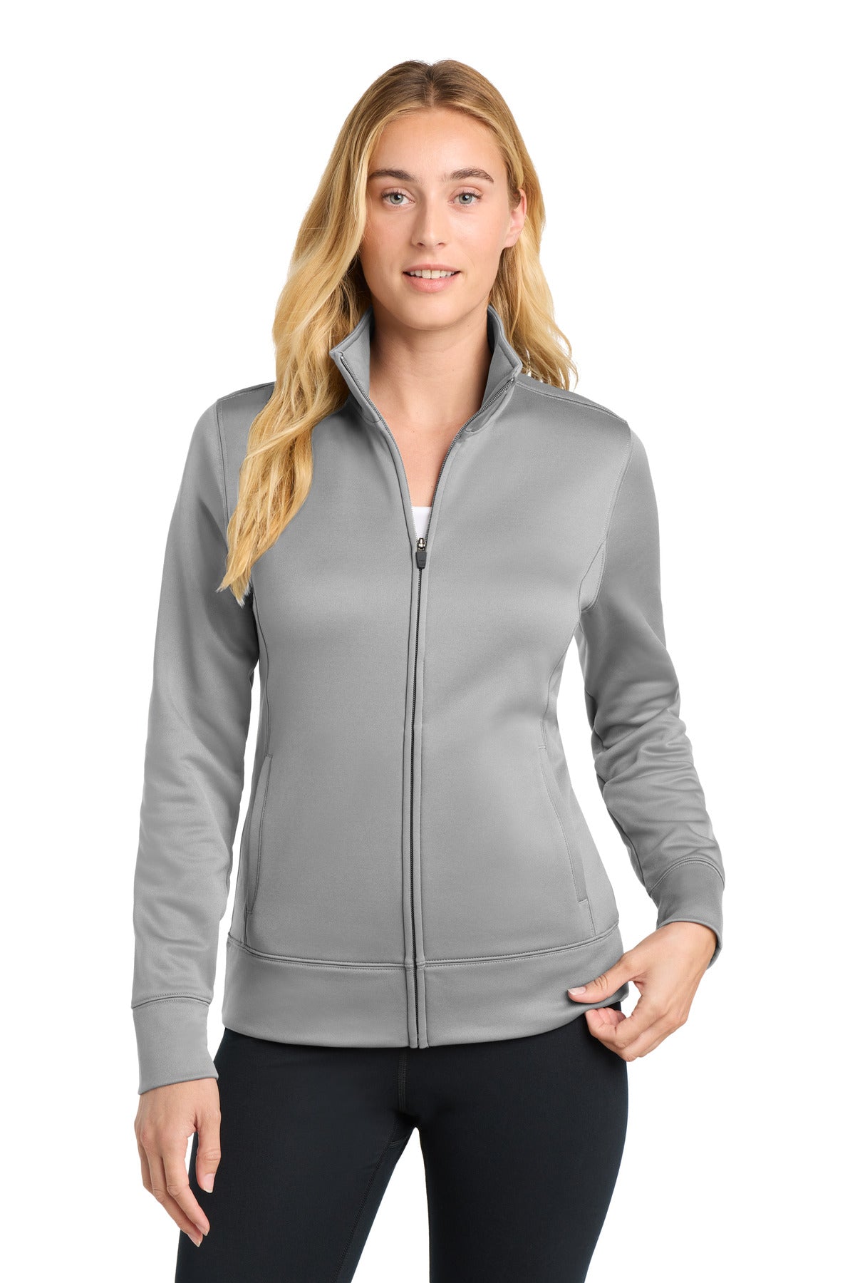 Sport-TekÂ® Women's Sport-WickÂ® Fleece Full-Zip Jacket.  LST241