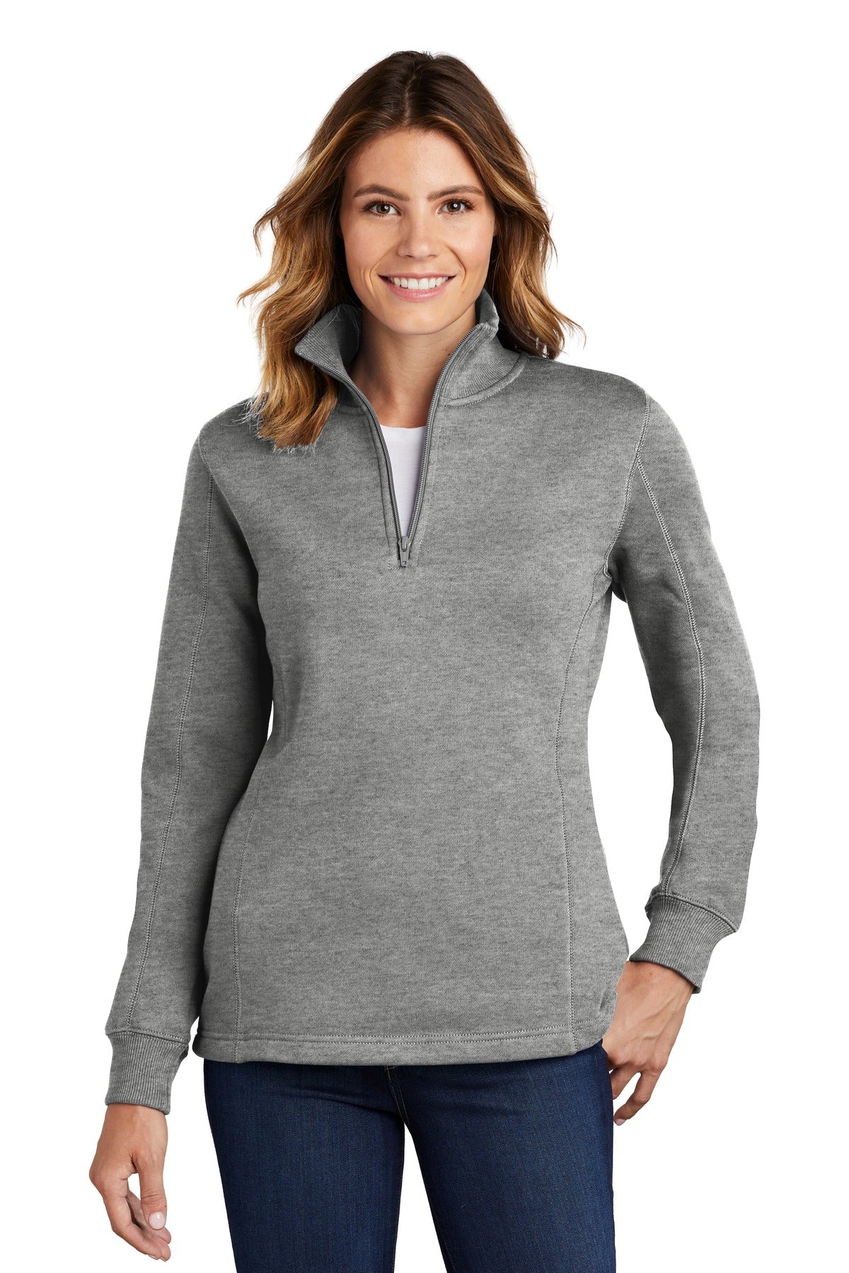 Sport-TekÂ® Women's 1/4-Zip Sweatshirt. LST253