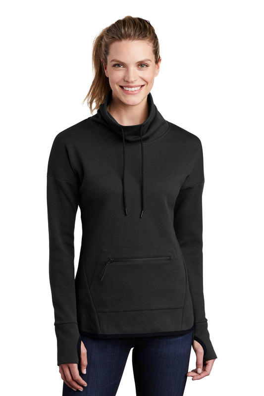 Sport-TekÂ® Women's Triumph Cowl Neck Pullover LST280