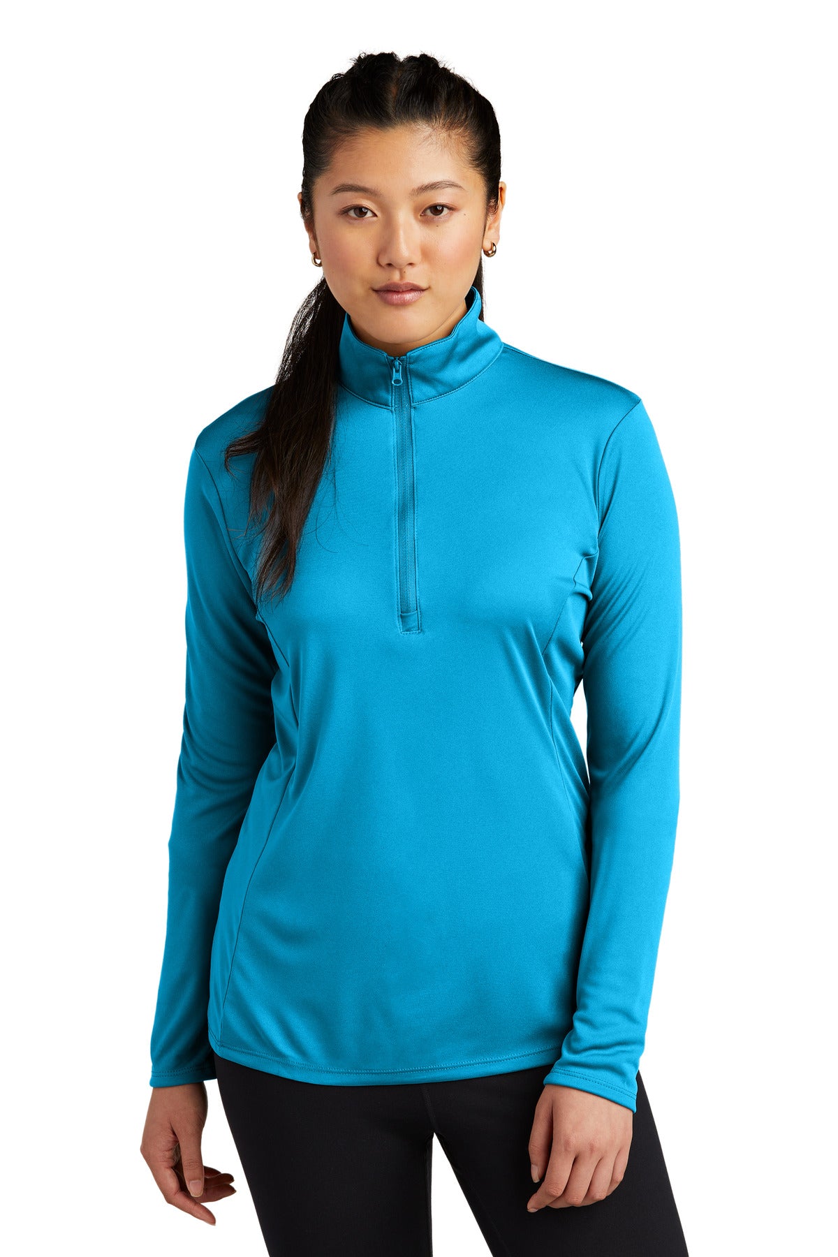 Sport-TekÂ® Women's PosiChargeÂ® Competitorâ„¢ 1/4-Zip Pullover. LST357