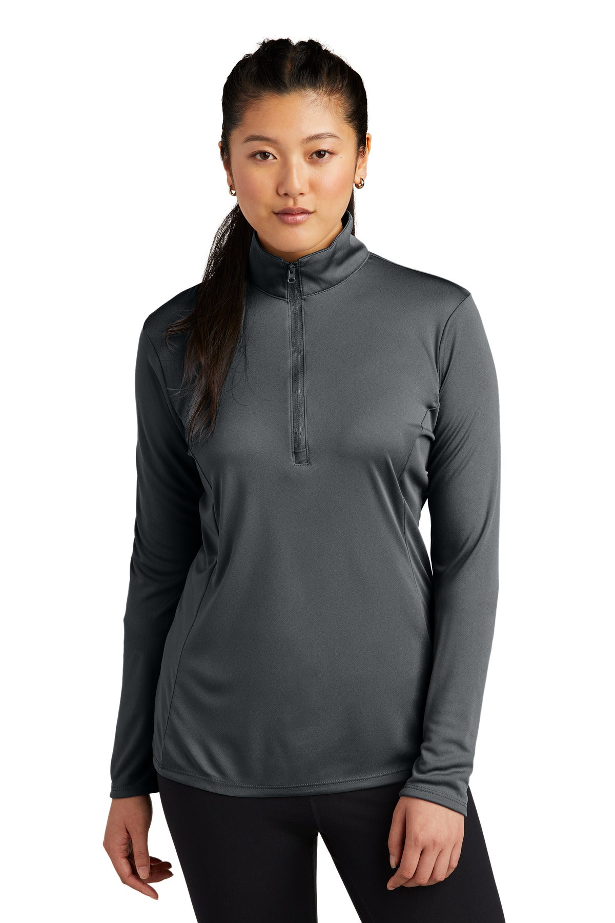Sport-TekÂ® Women's PosiChargeÂ® Competitorâ„¢ 1/4-Zip Pullover. LST357