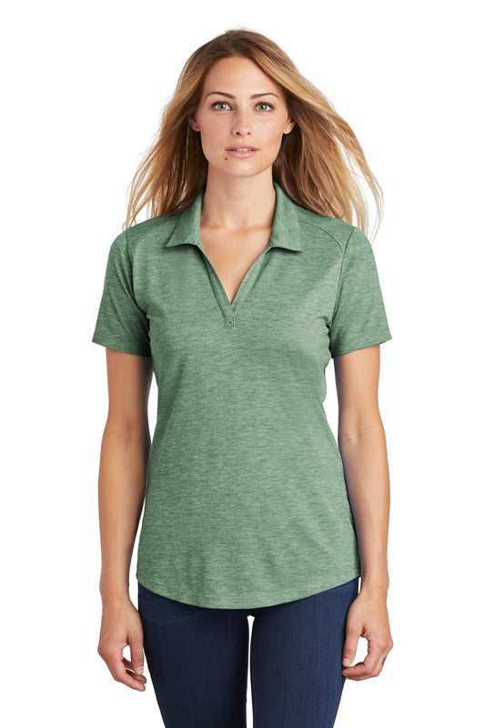 Sport-Tek Â® Women's PosiCharge Â® Tri-Blend Wicking Polo. LST405