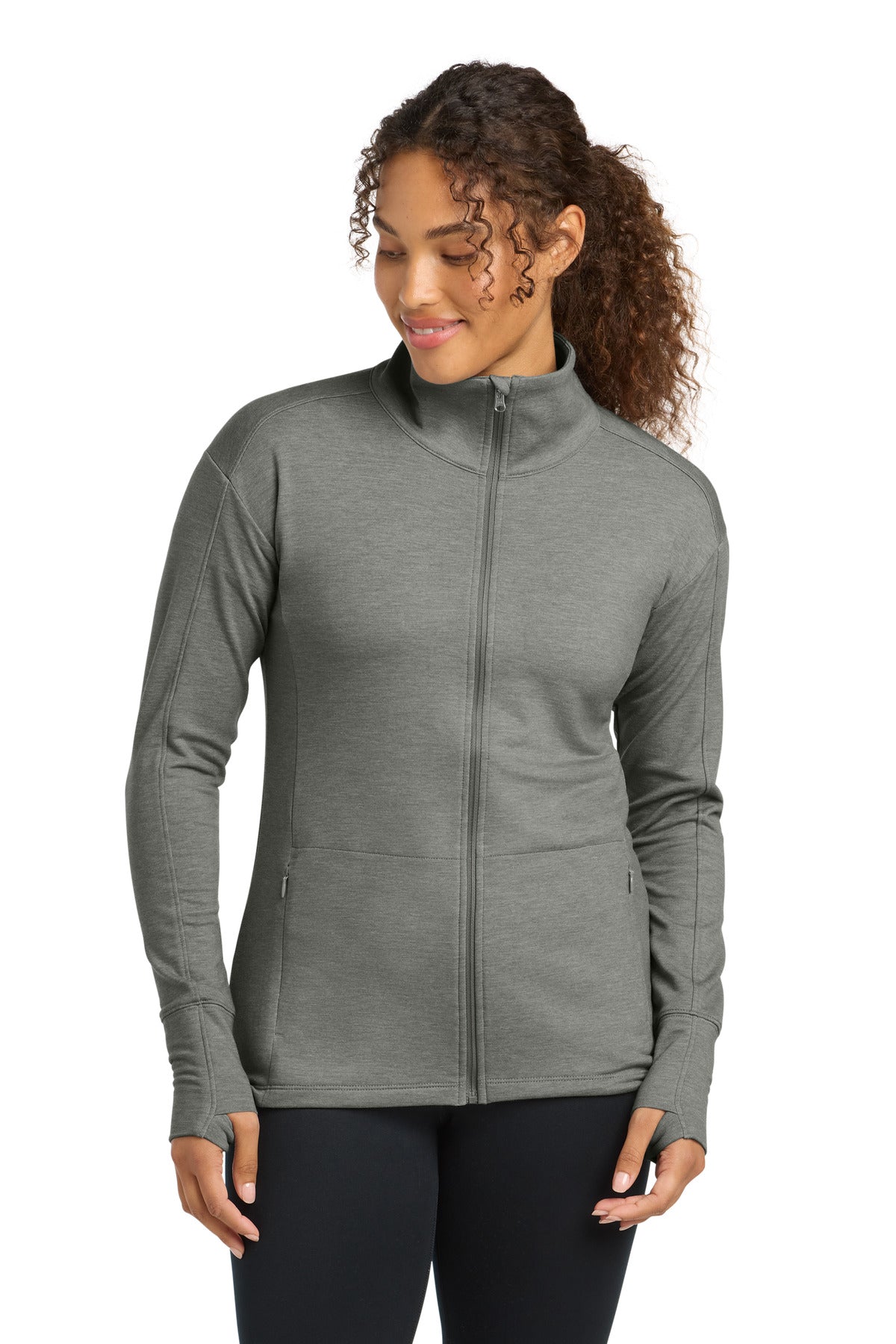 Sport-TekÂ® Women's Sport-WickÂ® Flex Fleece Full-Zip. LST560