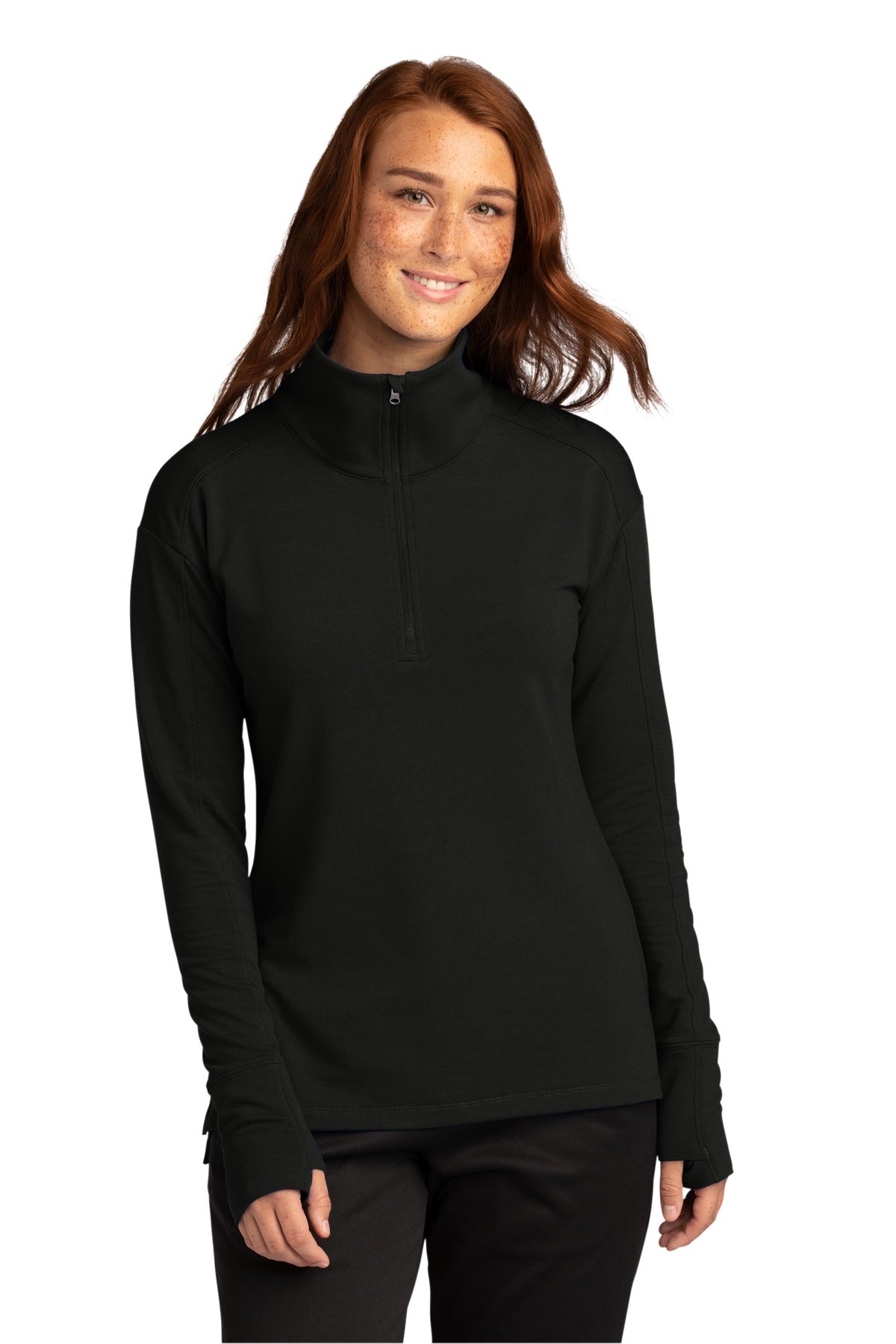 Sport-TekÂ® Women's Sport-WickÂ® Flex Fleece 1/4-Zip. LST561