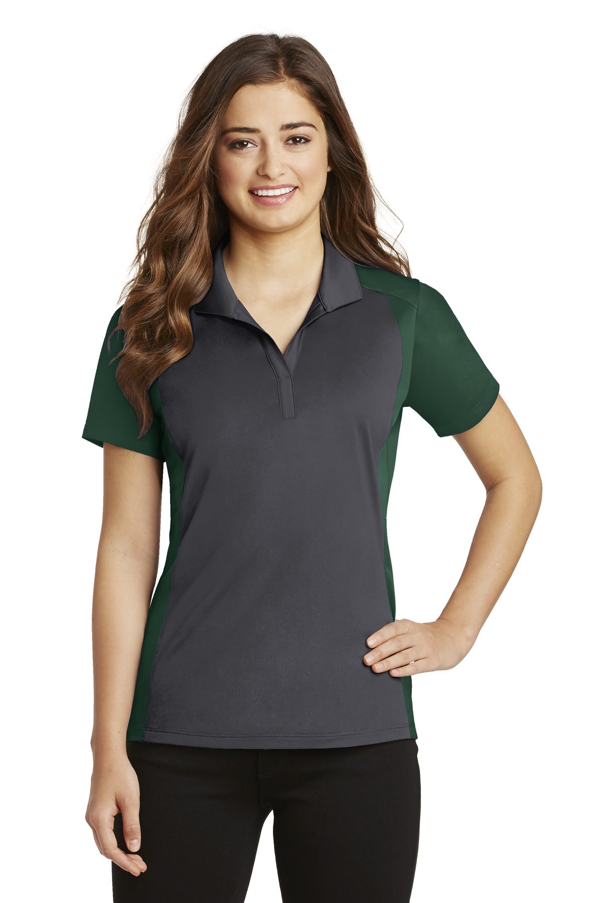 Sport-TekÂ® Women's Colorblock Micropique Sport-WickÂ® Polo. LST652