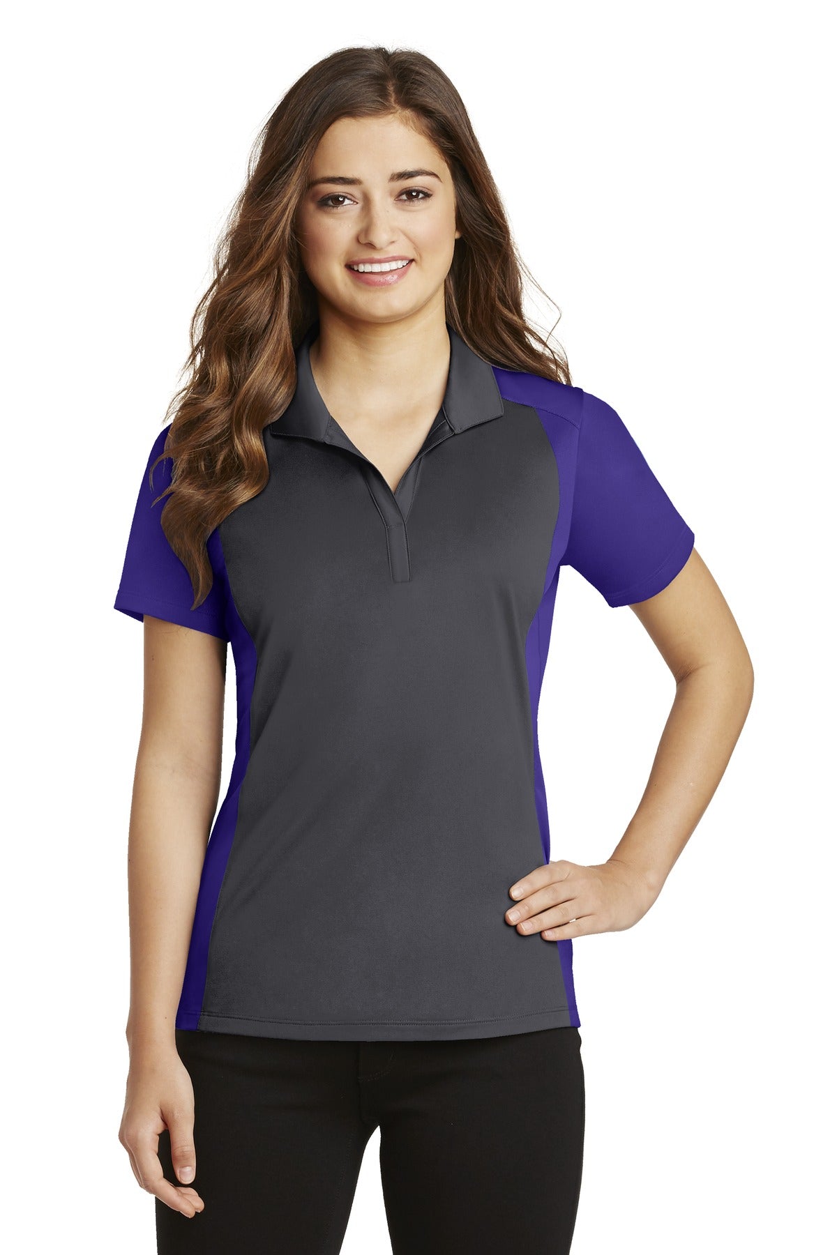 Sport-TekÂ® Women's Colorblock Micropique Sport-WickÂ® Polo. LST652