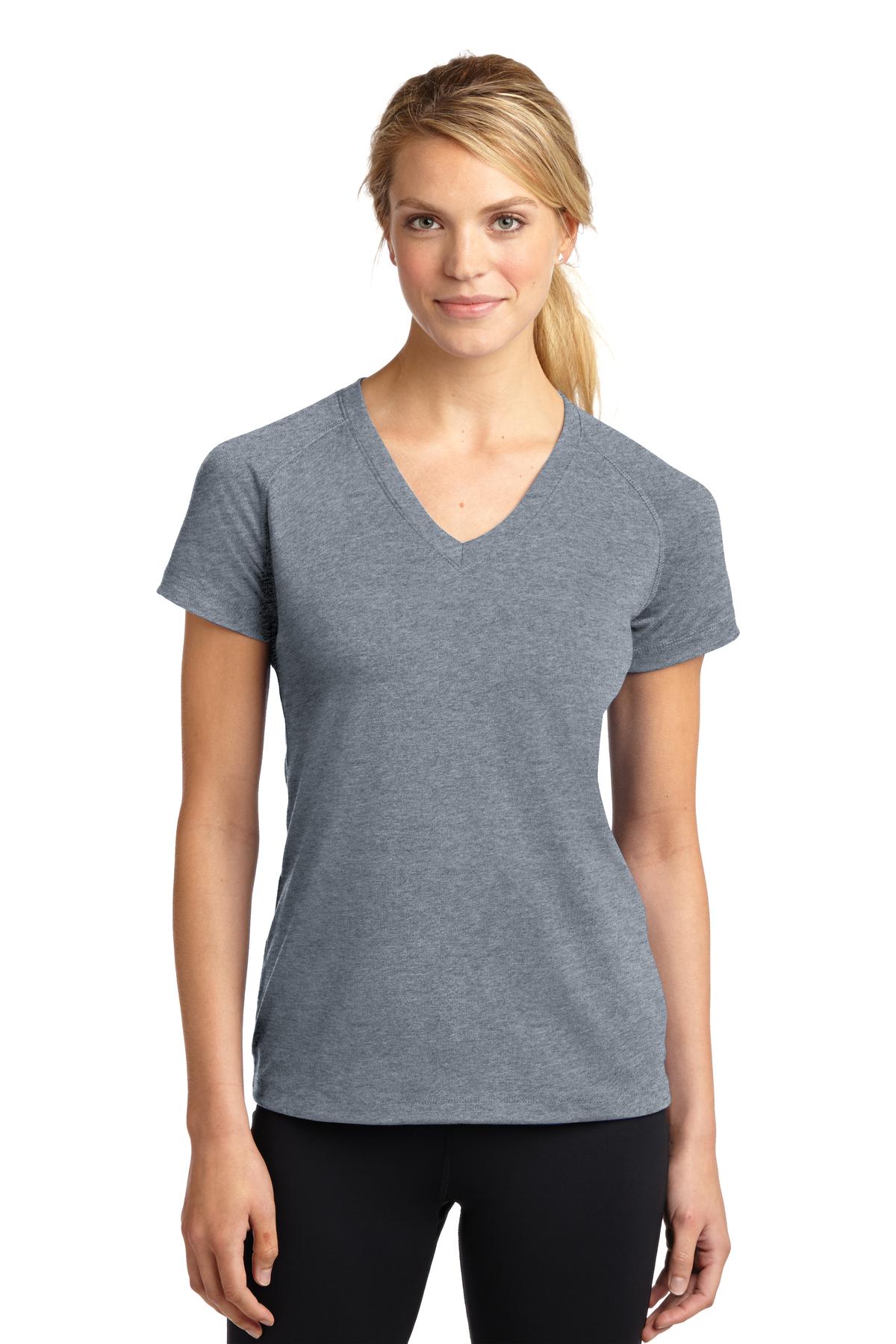 Sport-TekÂ® Women's Ultimate Performance V-Neck. LST700