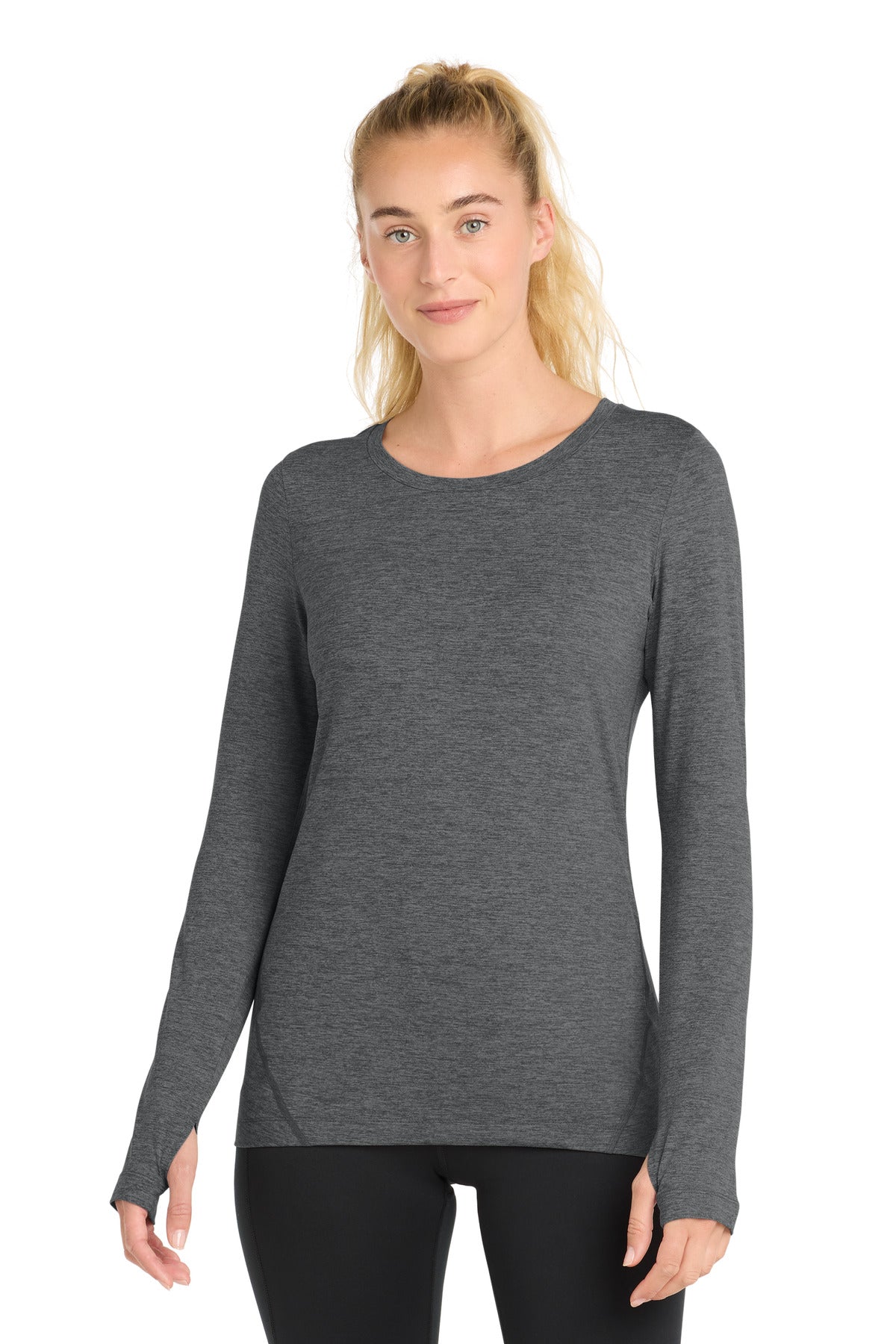 Sport-Tek Â® Women's Exchange 1.5 Long Sleeve Crew. LST710