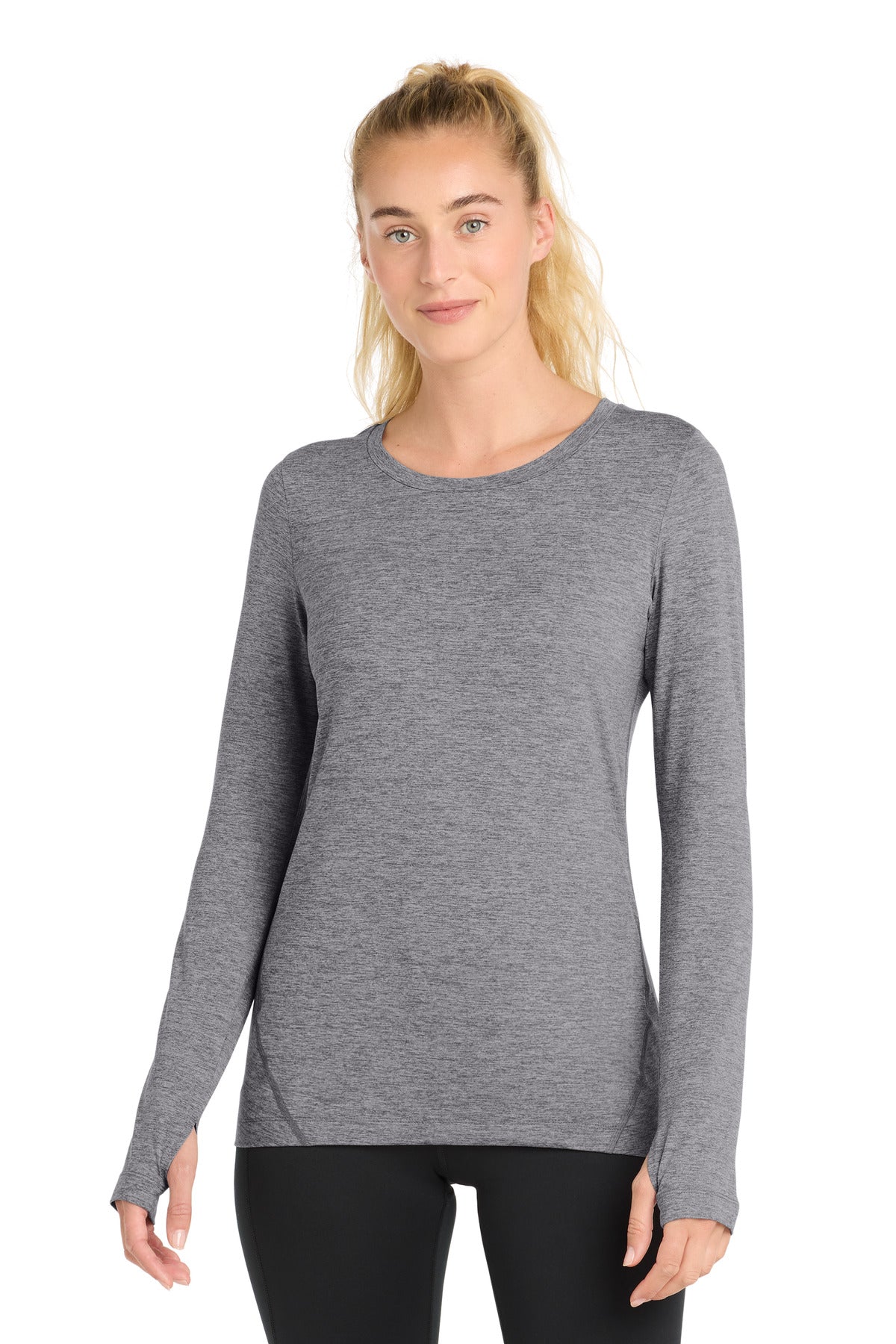 Sport-Tek Â® Women's Exchange 1.5 Long Sleeve Crew. LST710