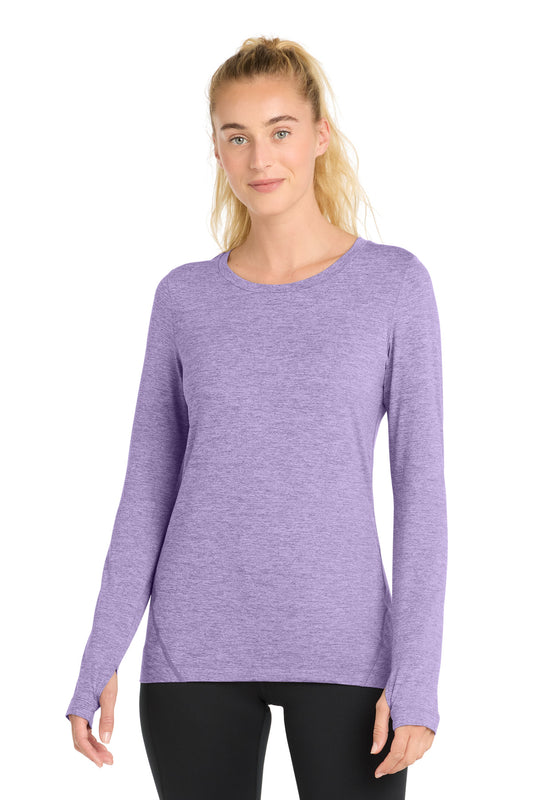 Sport-Tek Â® Women's Exchange 1.5 Long Sleeve Crew. LST710