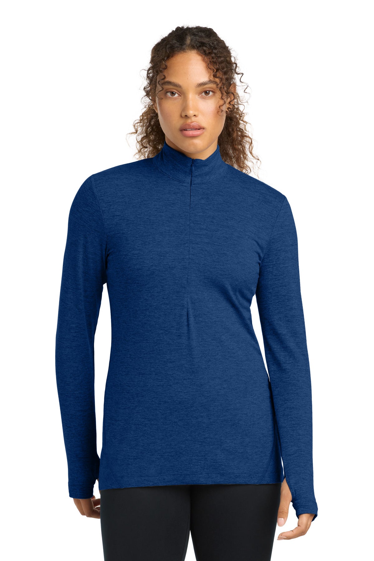 Sport-TekÂ® Women's Exchange 1.5 Long Sleeve 1/2-Zip LST711