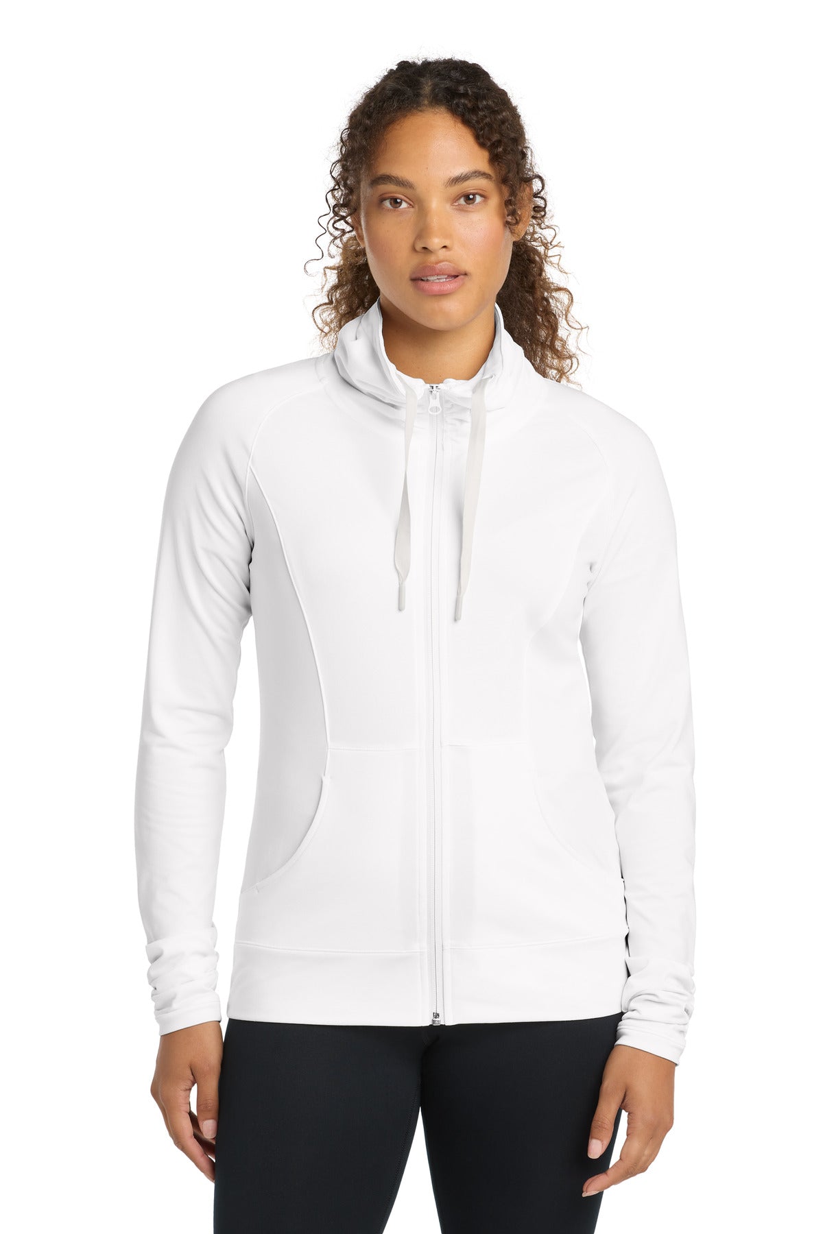 Sport-TekÂ® Women's Sport-WickÂ® Stretch Full-Zip Jacket. LST852