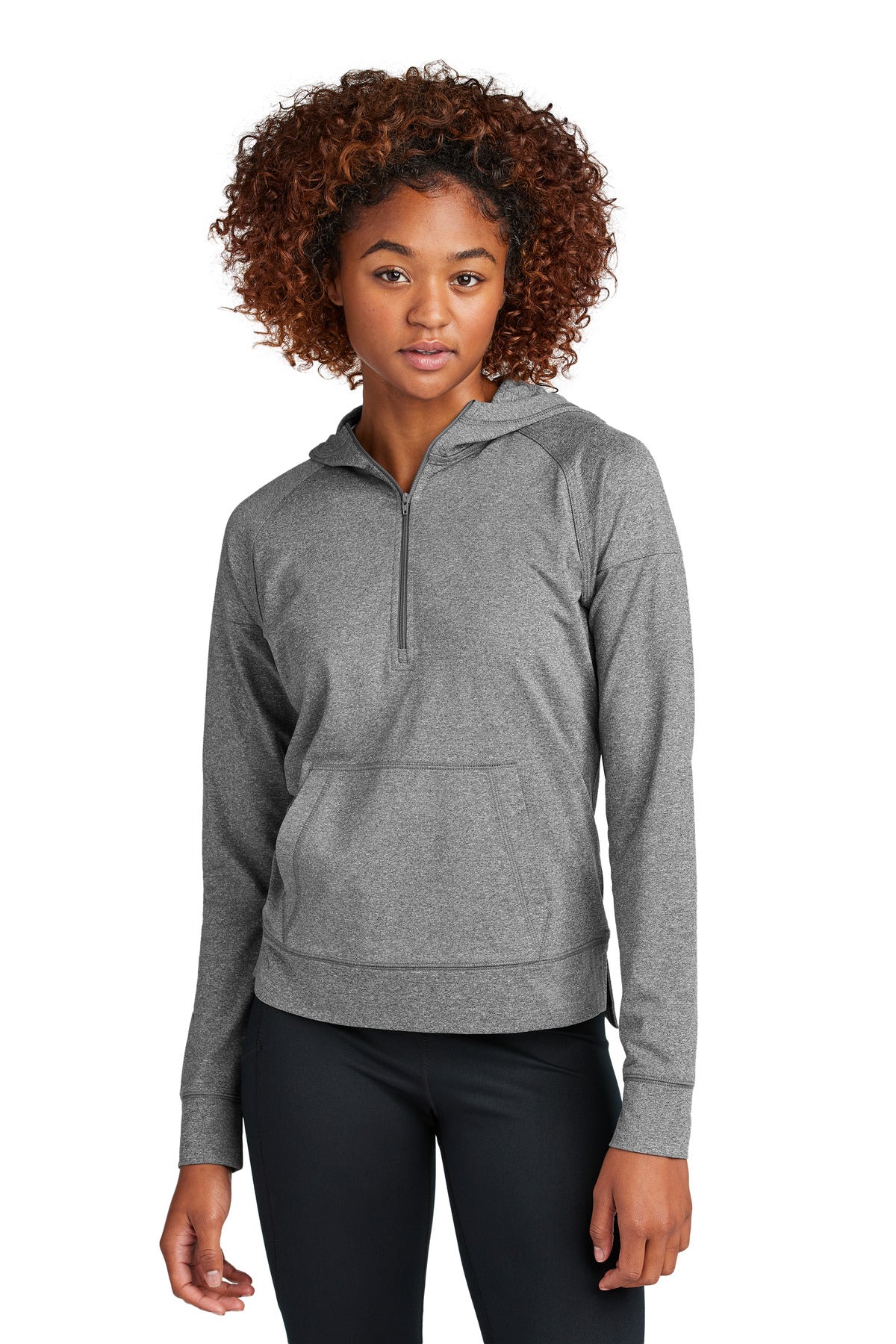 Sport-TekÂ® Women's Sport-WickÂ® Stretch 1/2-Zip Hoodie LST856