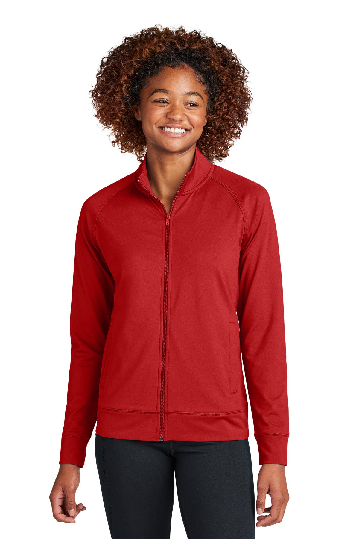 Sport-TekÂ® Women's Sport-WickÂ® Stretch Full-Zip Cadet Jacket LST857