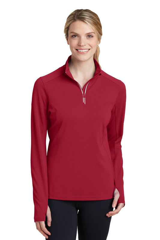 Sport-TekÂ® Women's Sport-WickÂ® Textured 1/4-Zip Pullover.  LST860