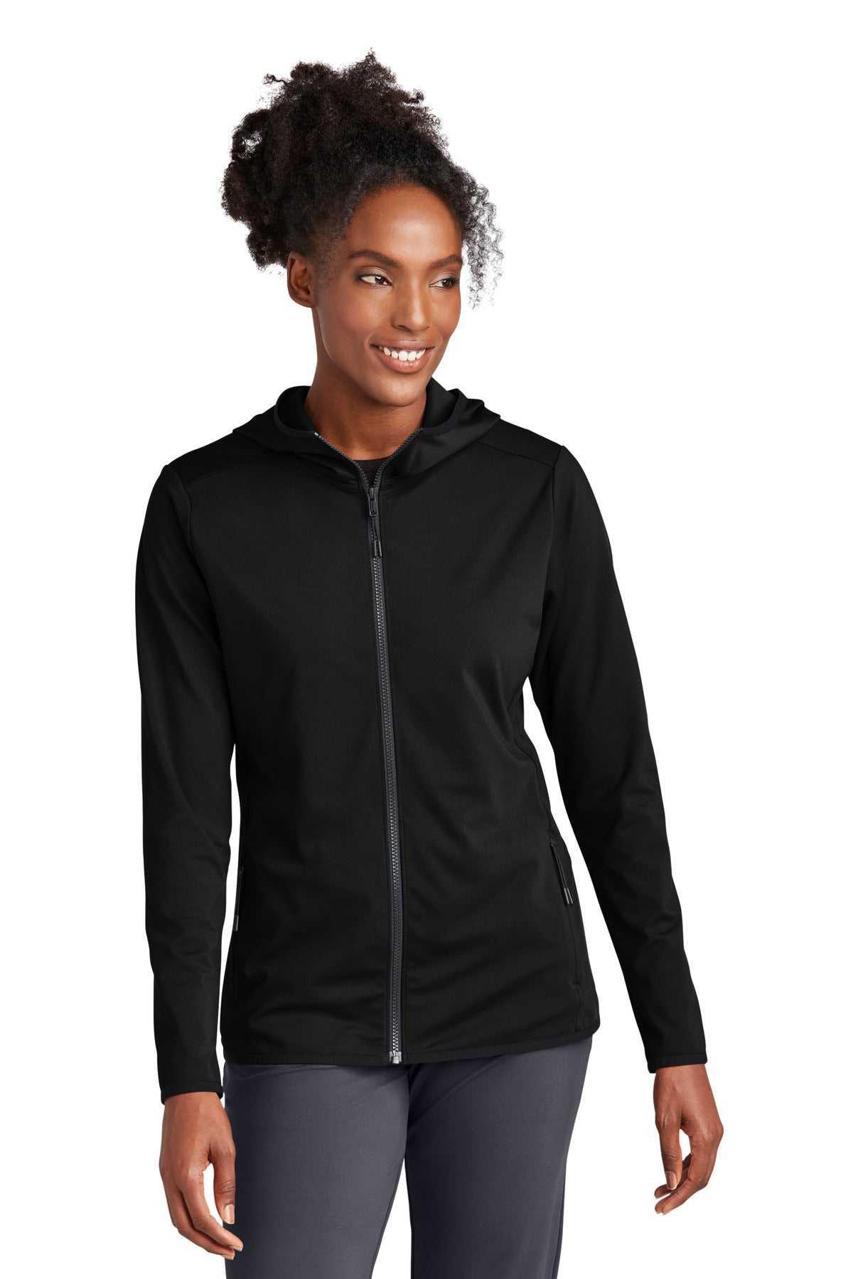 Sport-TekÂ® Women's Circuit Hooded Full-Zip LST870