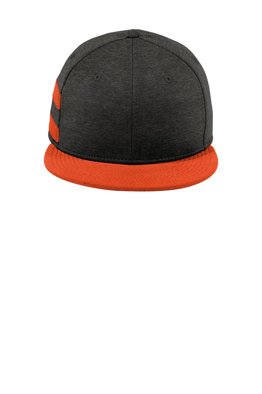 New Era Â® Shadow Heather Striped Flat Bill Snapback Cap NE408